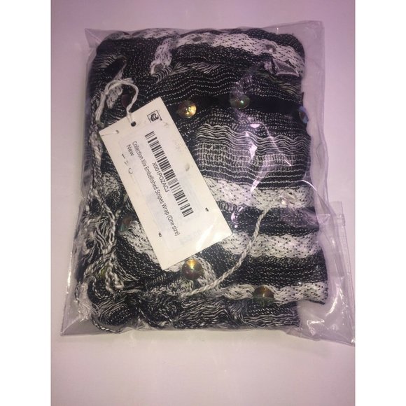 Collection XIIX Embellished Stripes Wrap - Picture 4 of 5